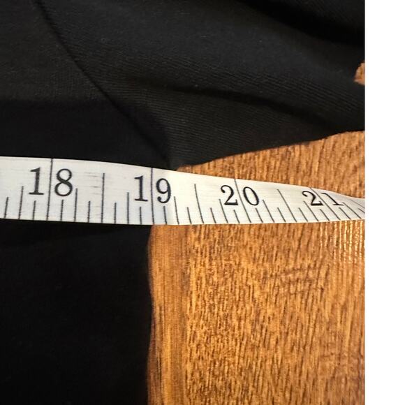 Zara Trafaluc Knit V Neck Shift Dress – Black, Size Small Minimalist Chic - Picture 7 of 8